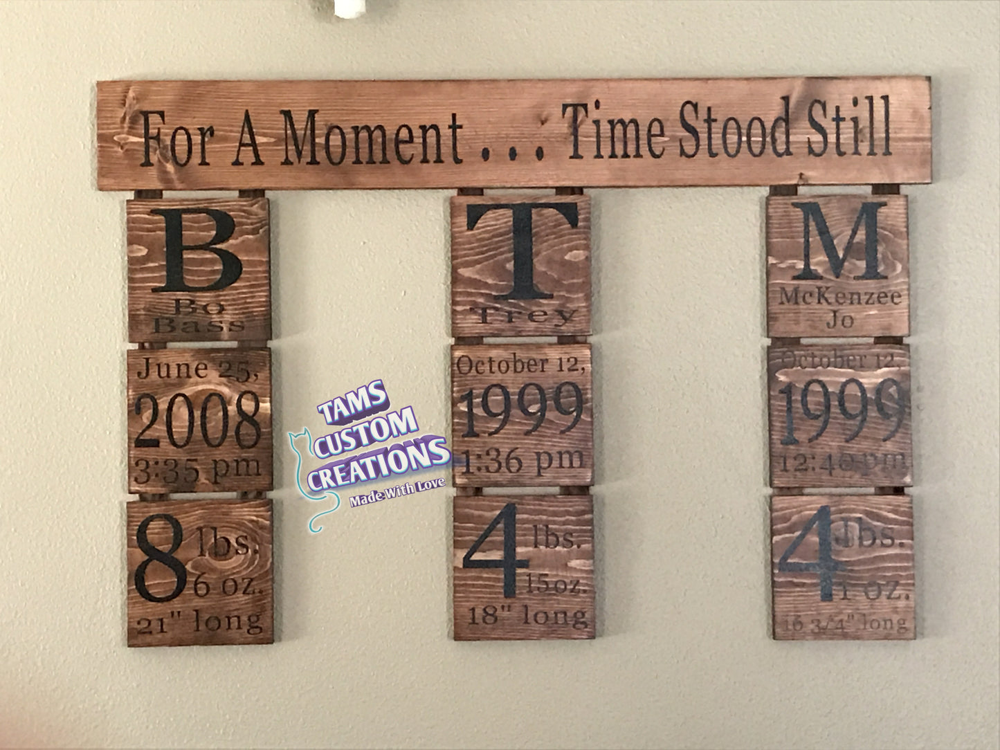 MTO {Time Stood Still} Build Your Own Sign
