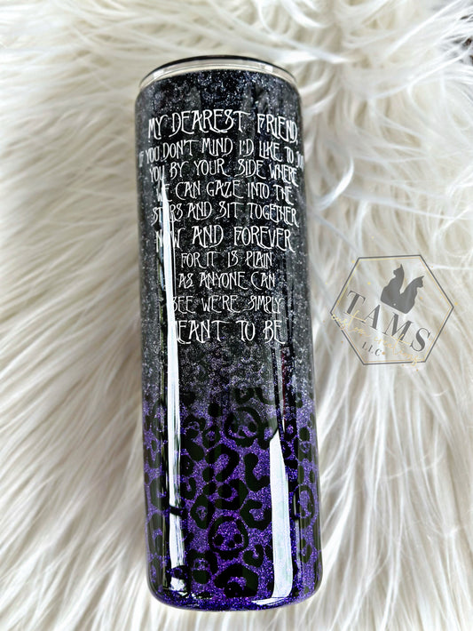 MTO {Dearest Friend Animal Ombre} Tumbler