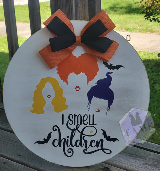MTO {Evil Sisters} Halloween Sign