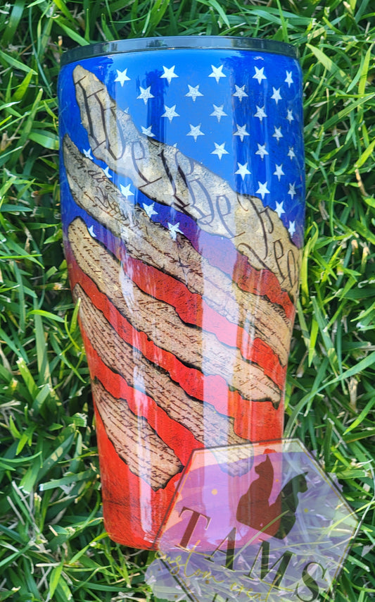 MTO {We the People Flag} Tumbler