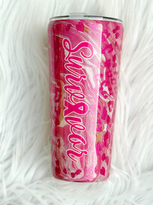 RTS {Survivor Leopard Print} 30oz Straight Tumbler