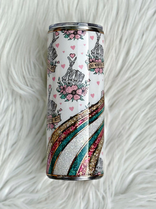 RTS {Love Yourself First} 24oz Plump Tumbler