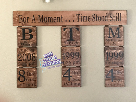 MTO {Time Stood Still} Build Your Own Sign