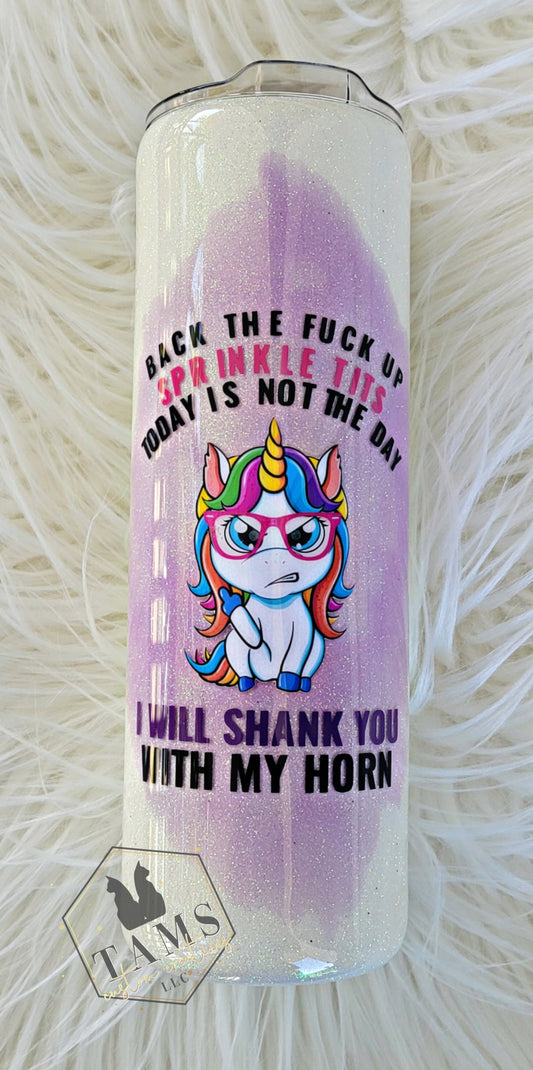MTO {Angry Unicorn} Tumbler